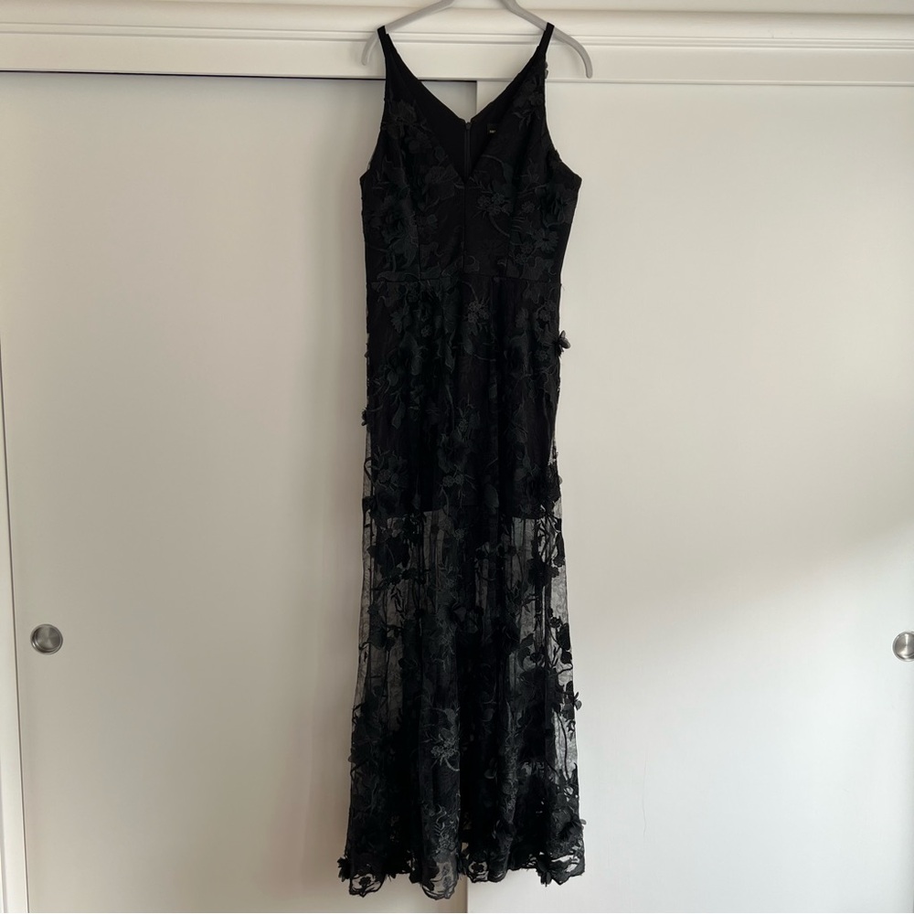 Dress the Population Floral Lace Gown